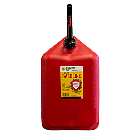 Midwest Can 6 gal Auto Shut-Off Gasoline Container