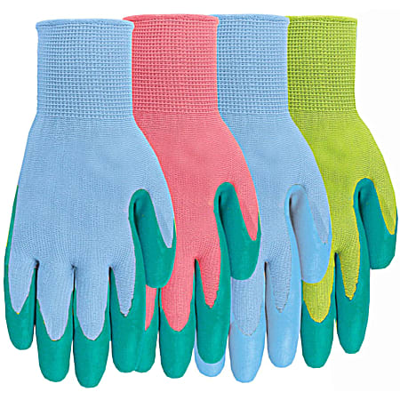 Ladies' Nitrile Coated Gripping Gloves - Assorted