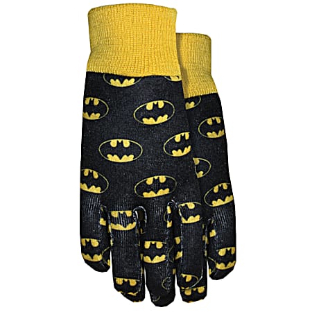 Toddler Boys' Black & Yellow Batman Gripping Gloves