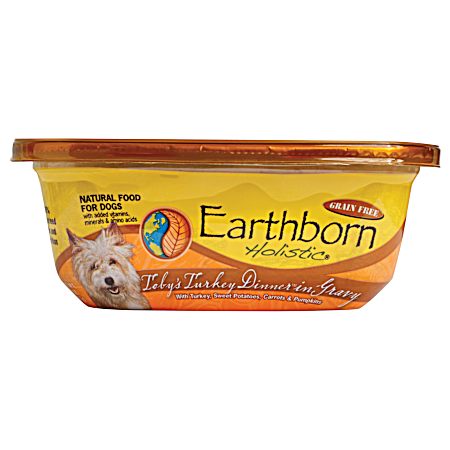 Earthborn Holistic Toby's Turkey Dinner in Gravy Moist Holistic Grain-Free Dog Food
