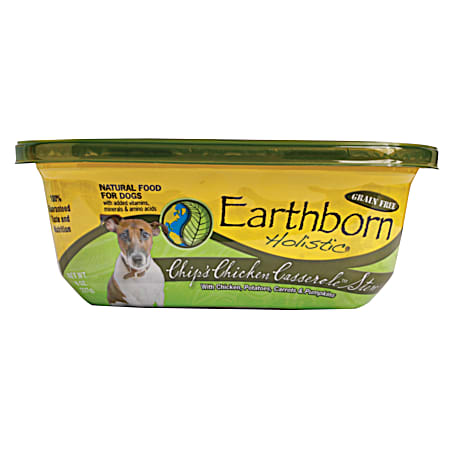 Earthborn Holistic Chip's Chicken Casserole Stew Moist Holistic Grain-Free Dog Food