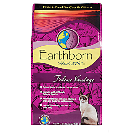 Earthborn Holistic Feline Vantage Grain-In Kitten & Cat Dry Food