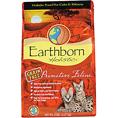 Earthborn Holistic Primitive Feline Grain-Free Kitten & Cat Food