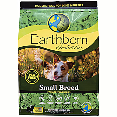 Earthborn Holistic Small Breed Pea-Free Puppy & Adult Dry Dog Food
