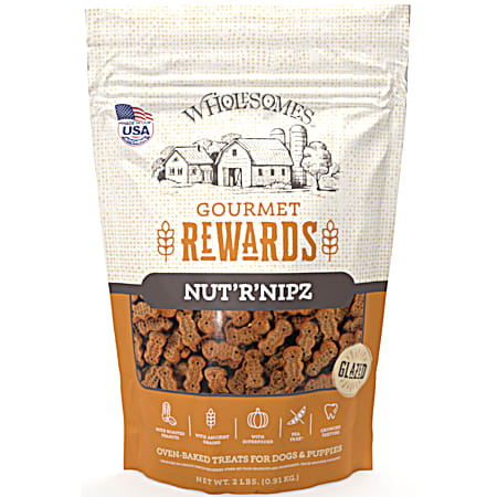 Wholesomes Gourmet Rewards Nut'R'Nipz Biscuits for Dogs