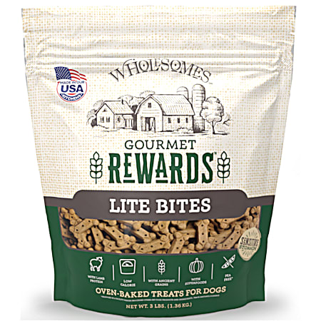 Wholesomes Gourmet Rewards Lite Bites Biscuits for Dogs