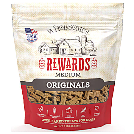 Wholesomes Rewards Medium Original Biscuits for Dogs
