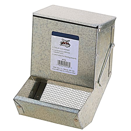 5 in Metal Feeder with Sifter Bottom