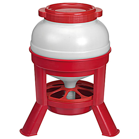 35 lb Plastic Dome Poultry Feeder