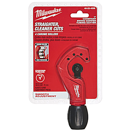 Milwaukee 1 In. Constant Swing Copper Tubing Cutter