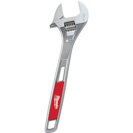 12 in Adjustable Chrome-Plated Wrench