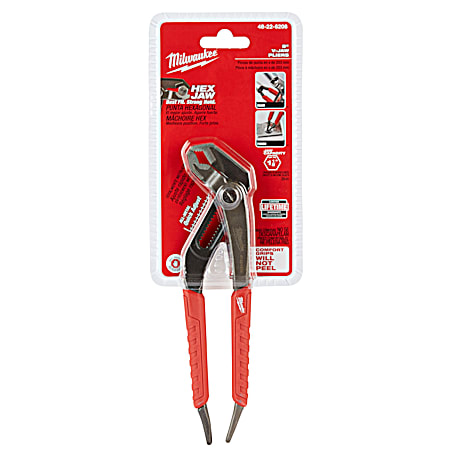 8 in Comfort Grip Hex-Jaw Pliers