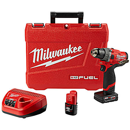 M12 FUEL 1/2 in Cordless Hammer Drill Kit
