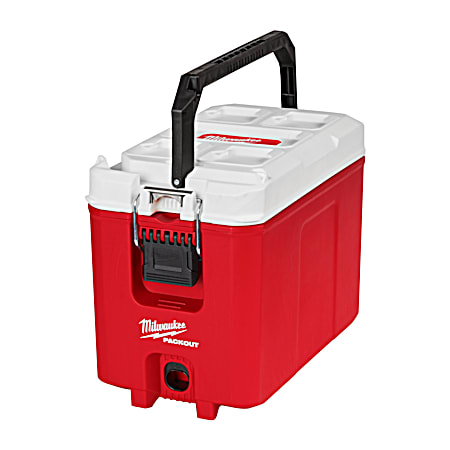 Milwaukee PACKOUT 16 qt Red Compact Cooler