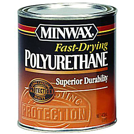 Minwax Fast-Drying Polyurethane - 1/2 Pt.