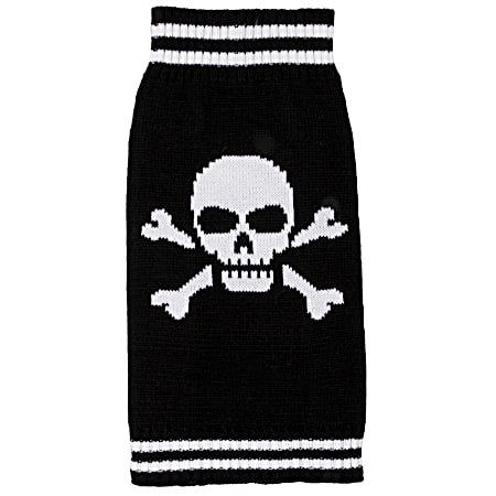 Black/White Skull & Bones Sweater