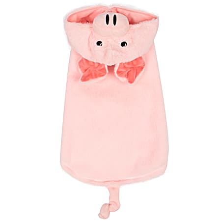 Pink Fuzzy Fur Pig Costume