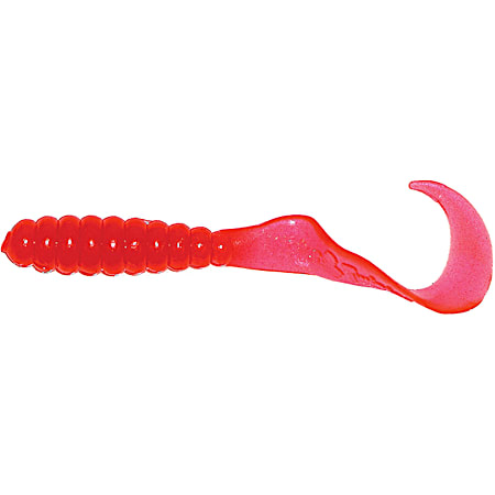 Rocket Red Meeny Curly Tail Grub
