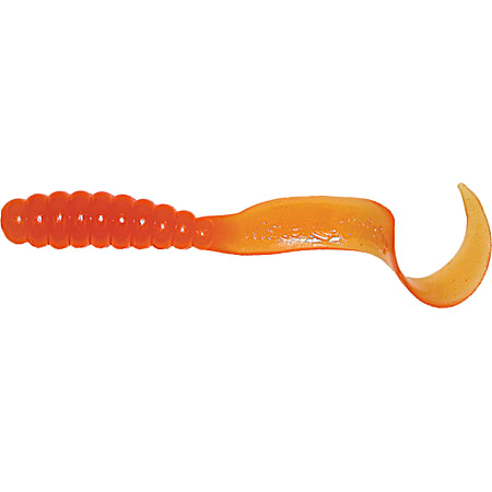 Mister Twister Orange Meeny Curly Tail Grub