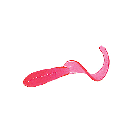 Pink Lil Bit Curly Tail Grub