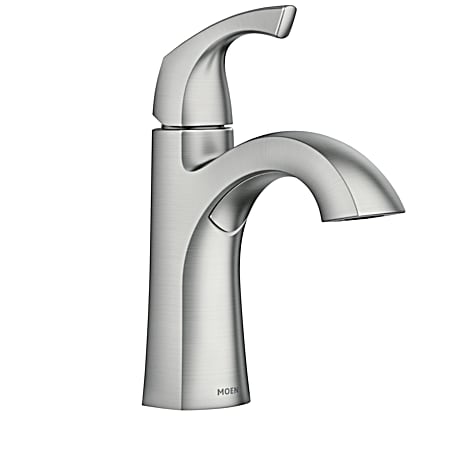 Lindor Brushed Nickel One-Handle High Arc Bathroom Faucet