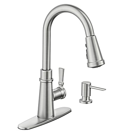 Tullis Stainless Steel One-Handle Pulldown Kitchen Faucet