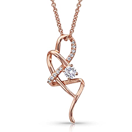 It's Rose Gold Complicated Necklace