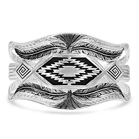 Montana Silversmiths Courage & Strength Feather Cut-Out Cuff Bracelet