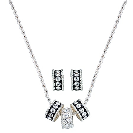 Montana Silversmiths Crystal Shine Jewelry Set