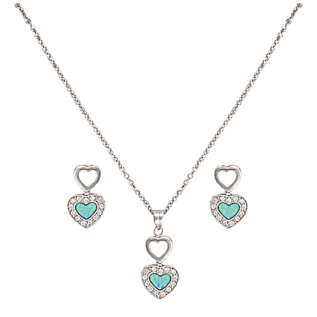 Montana Silversmiths River Lights in Love Jewelry Set