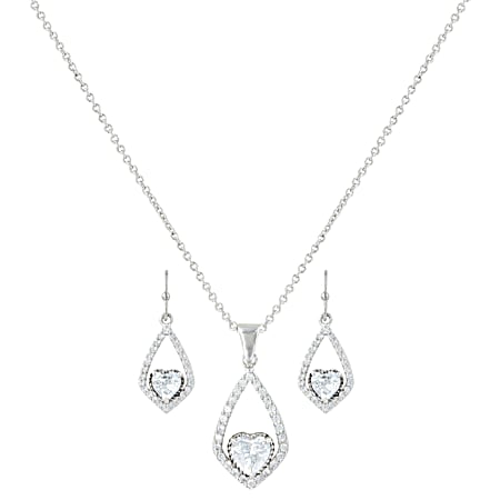 Montana Silversmiths Hearts on a Swing Jewelry Set
