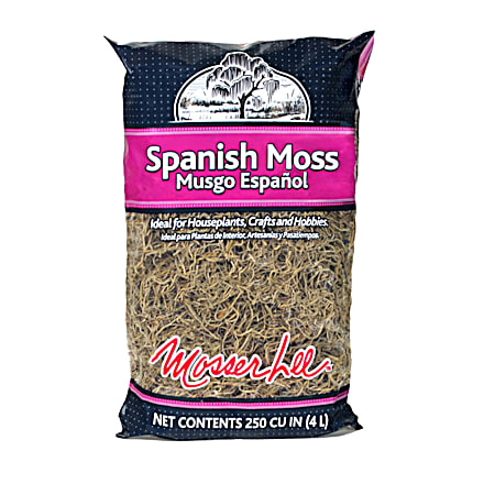 250 cu in Grey Spanish Moss