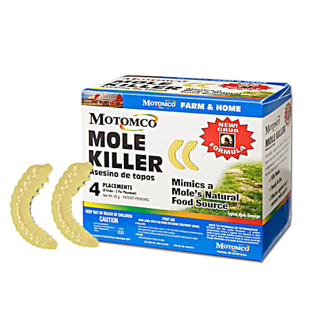 Motomco Mole Killer - 4 Pk