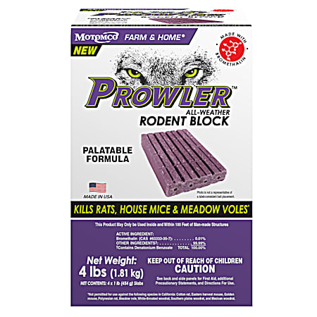 Prowler All-Weather Rodent Block - 4 Pk