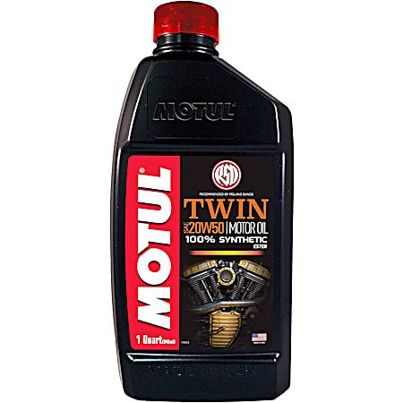 TWIN SAE 20W-50 Synthetic Motor Oil - 1 Quart