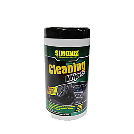 Simoniz Cleaning Wipes - 50 ct