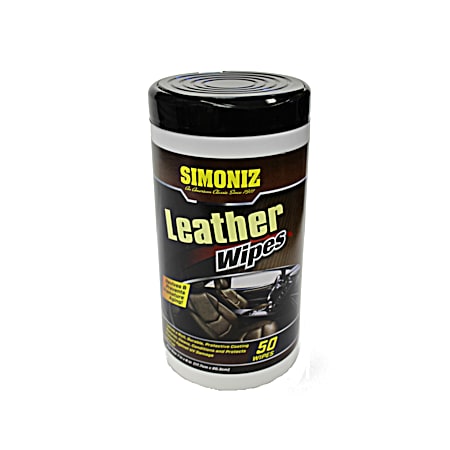 Leather Wipes - 50 ct