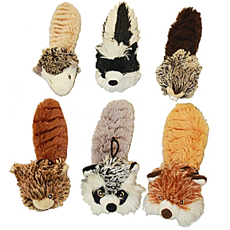 8 in Bouncy Burrow Babies Dog Toy - Assorted