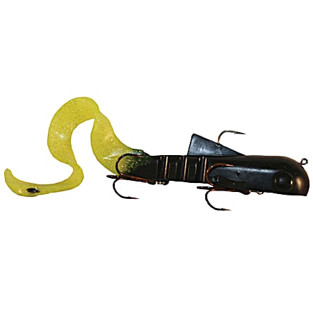 Bull Dawg Black/Chartreuse Musky Bait