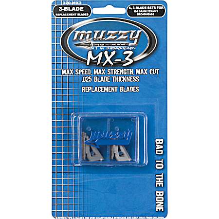 Muzzy Replacement Blades - MX-3