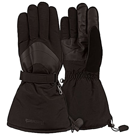 Men's Black Snowmobile Gloves