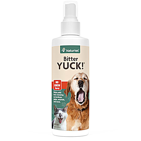 8 oz Bitter YUCK! No Chew Spray for Cats & Dogs