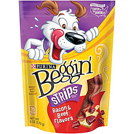 Bacon & Beef Flavor Dog Treats