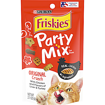 Purina Friskies Party Mix Adult Original Crunch Cat Treats