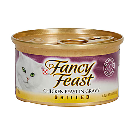 Purina Fancy Feast Adult Grilled Chicken in Gravy Wet Cat Food
