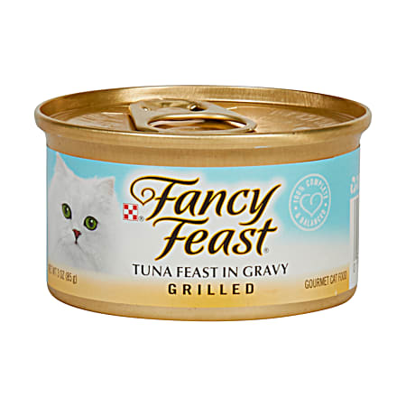 Purina Fancy Feast Adult Grilled Tuna Feast in Gravy Wet Cat Food