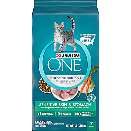 Purina ONE Adult Sensitive Systems Dry Cat Food