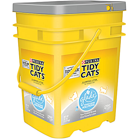 Tidy Cats 35 lb Glade Odor Solutions Scoopable Cat Litter