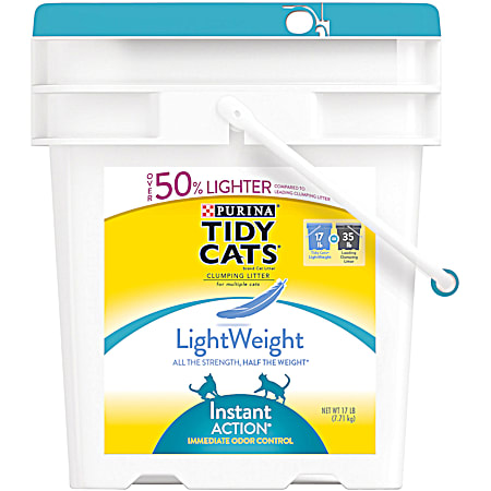 Purina Tidy Cats 17 lb Lightweight Instant Action Cat Litter