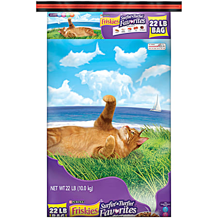 Purina Friskies All Life Stages Surfin' & Turfin' Favorites Dry Cat Food